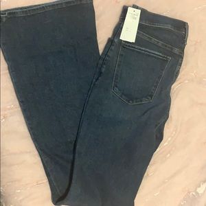 High waisted flare jeans